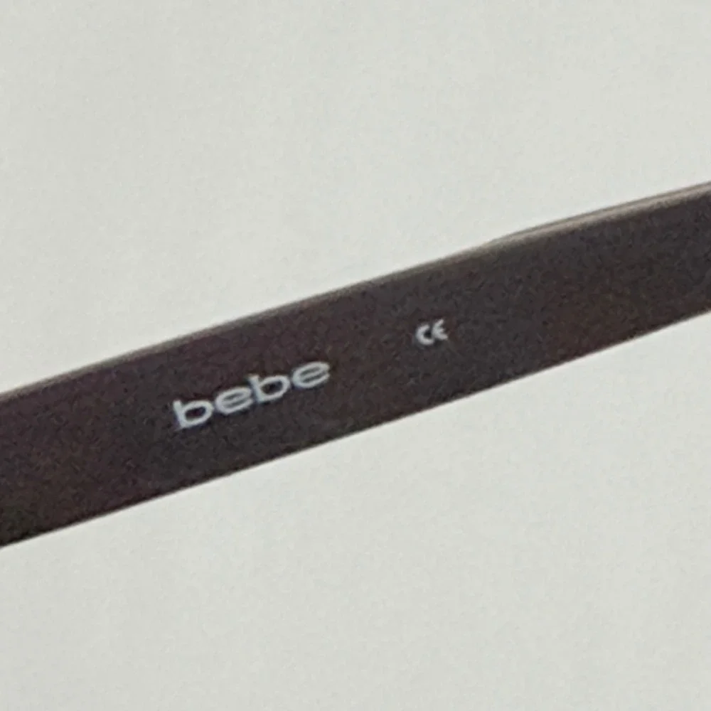 Bebe Hellcat BB5064 Brown Leopard Print Semi Rimless Eyeglasses Frames ONLY